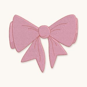 Bow Embroidery Design – Coquette Bow (CA69)