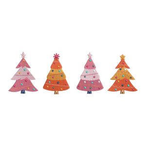 Colorful Christmas Tree Embroidery Design – Winter Machine Embroidery File