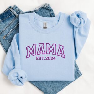 Custom Mama & Grandma Embroidered Sweatshirt