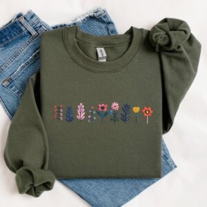 Wildflower Embroidered Sweatshirt