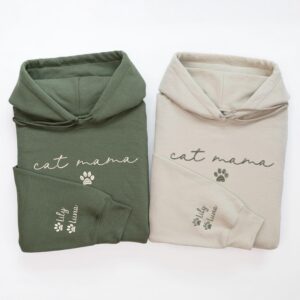 Personalized Cat Mama Sweatshirt