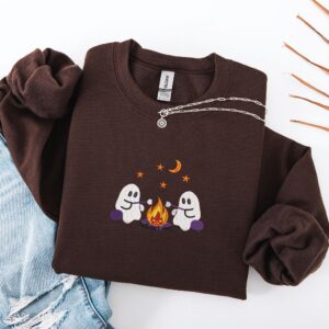 Ghost Campfire Embroidered Sweatshirt